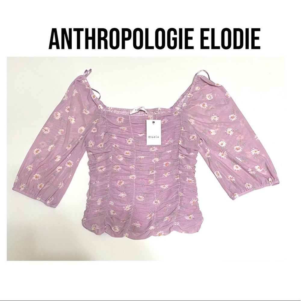 NWT ANTHROPOLOGIE ELODIE floral top